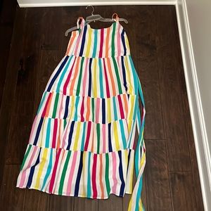 Vibrant striped sundress